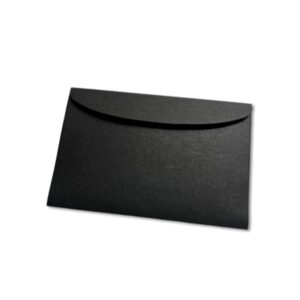 Koperty wizytówkowe 55mm x 95mm | Czarne 90g