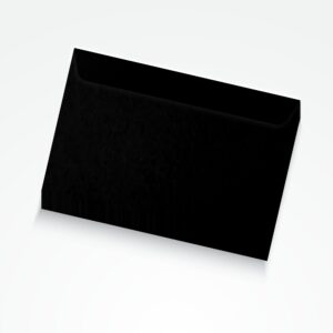 Koperty standardowe C7/C6 - 81mm x 162mm / Czarne 90g