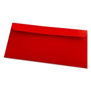 Koperty proste - 90mm x 155mm | Czerwone 80g