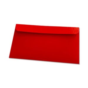 Koperty proste - 100mm x 180mm | Czerwone 80g