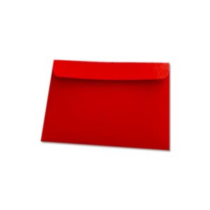 Koperty proste - 70mm x 100mm | Czerwone 80g