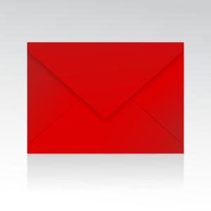 Koperty C5 kopertowe 162mm x 229mm / Czerwone 80g