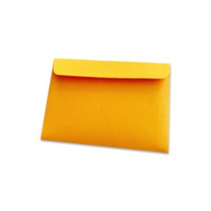 Koperty proste - 70mm x 100mm | Pomarańczowe 80g