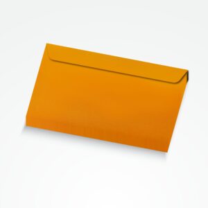 Koperty standardowe C7/C6 - 81mm x 162mm / Pomarańczowe 80g