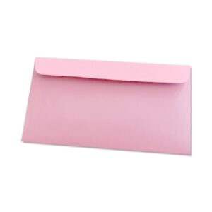 Koperty proste - 100mm x 180mm | Różowe 80g