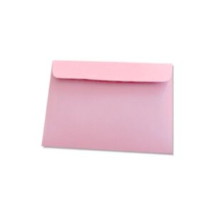 Koperty proste - 70mm x 100mm | Różowe 80g