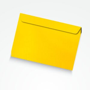 Koperty standardowe B6 - 125mm x 176mm / Żółte 80g