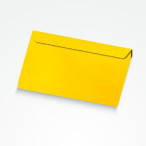 Koperty standardowe C7/C6 - 81mm x 162mm / Żółte 80g