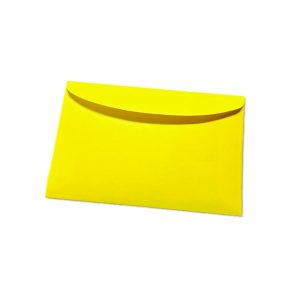 Koperty wizytówkowe 60mm x 90mm | Żółte 80g