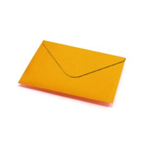 Koperty wizytówkowe kopertowe 60mm x 90mm | Pomarańczowe 80g