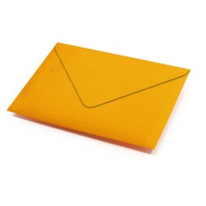 Koperty C6 kopertowe 114mm x 162mm | Pomarańczowe 80g