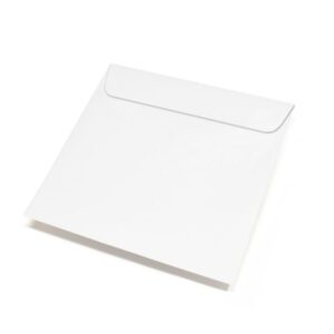 Koperty kwadratowe 145mm x 145mm | Białe 120g