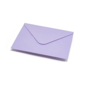 Koperty wizytówkowe kopertowe 60mm x 90mm | Lawendowe 80g