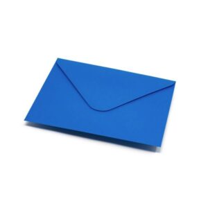Koperty wizytówkowe kopertowe 60mm x 90mm | Niebieskie 80g