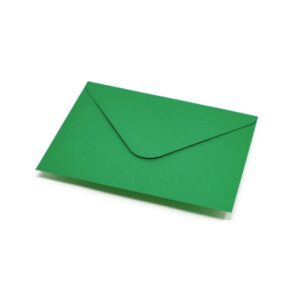 Koperty wizytówkowe kopertowe 60mm x 90mm | Zielone 80g